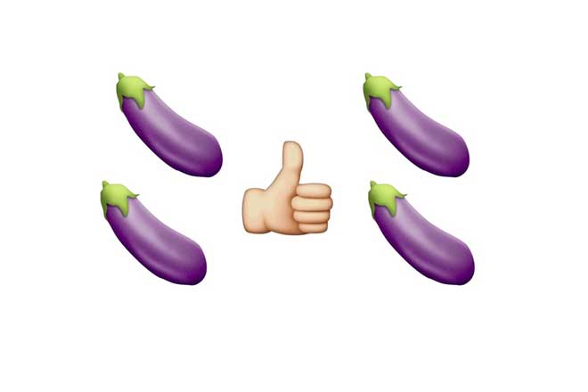 Featured image of post Emoji Berinjela Significado Uma berinjela roxa t pica com uma cauda verde